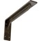 Ekena Millwork Embrey Steel Bracket, Antiqued Pale Gold 2"W x 14"D x 5 1/4"H BKTM02X14X05EBAPG - alternate 1